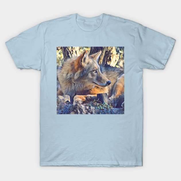 Coyote T-Shirt by Sharonzoolady